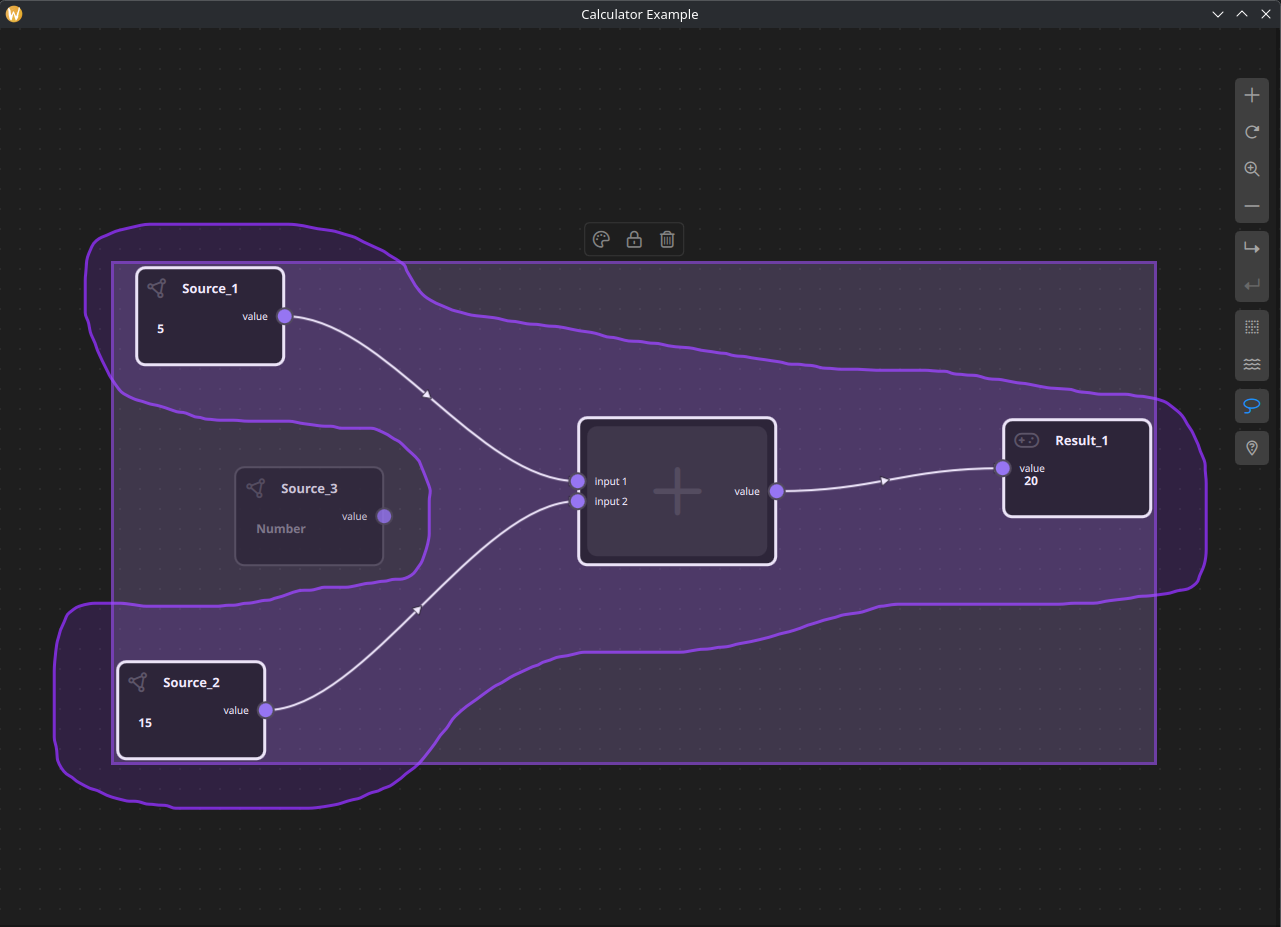 Lasso selection Overview 3